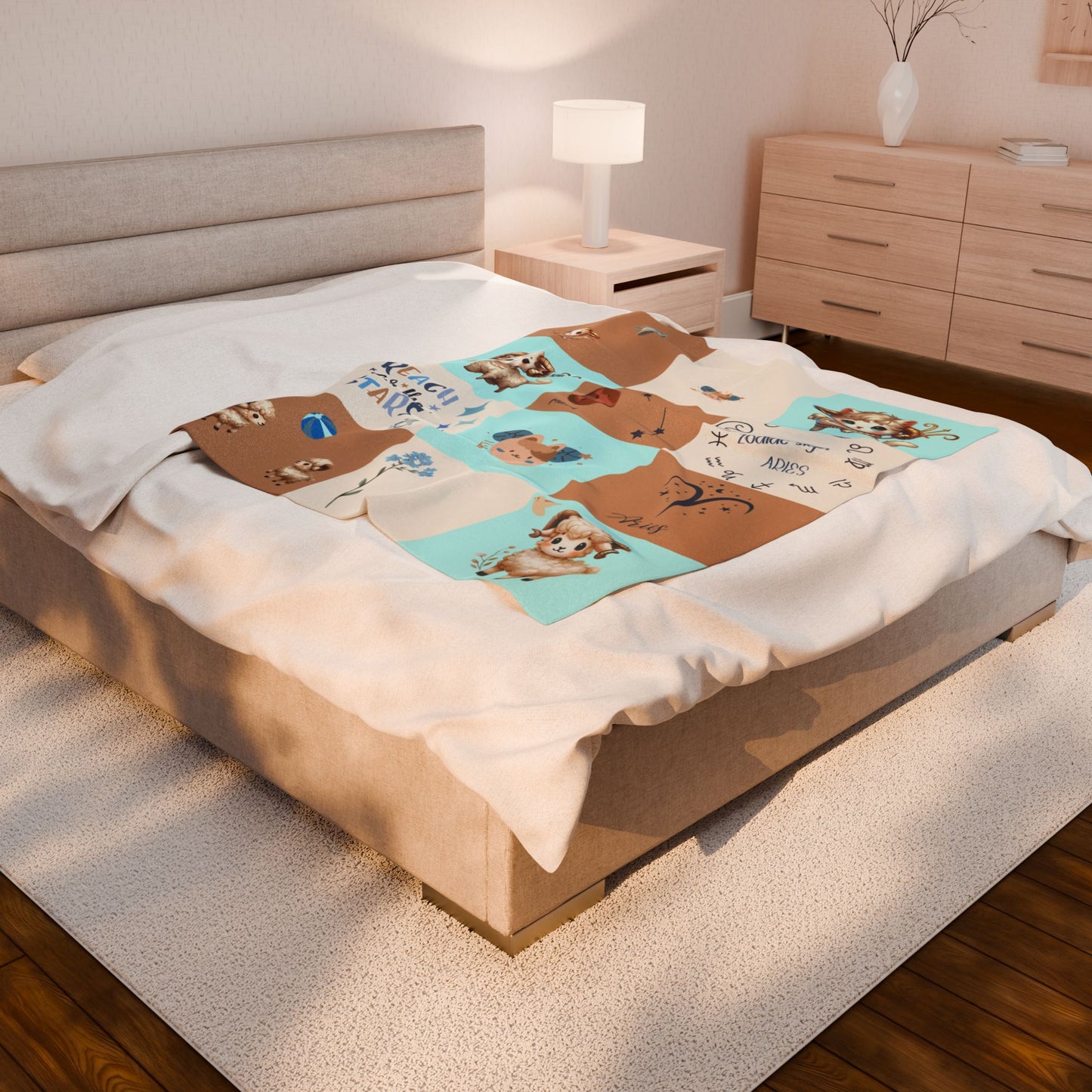 Zodiac Aries Boy Blanket