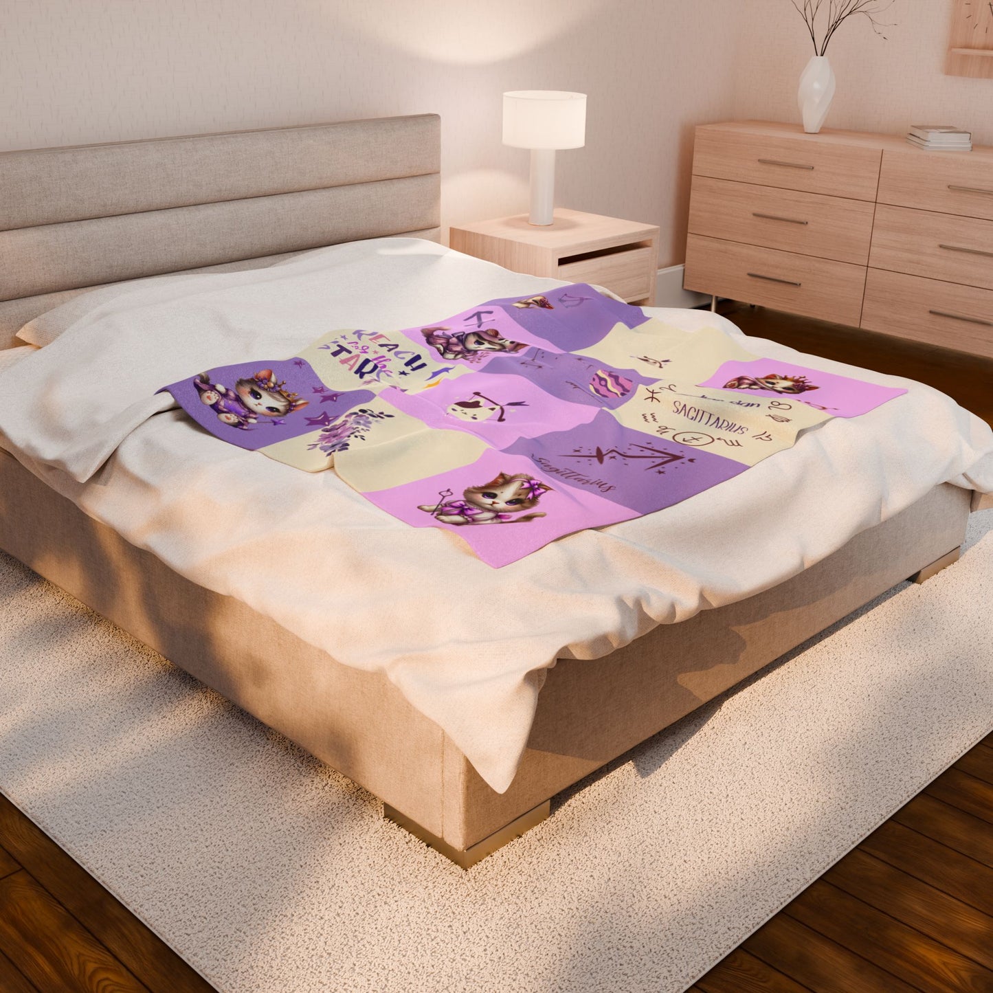 Zodiac Sagittarius Girl Blanket