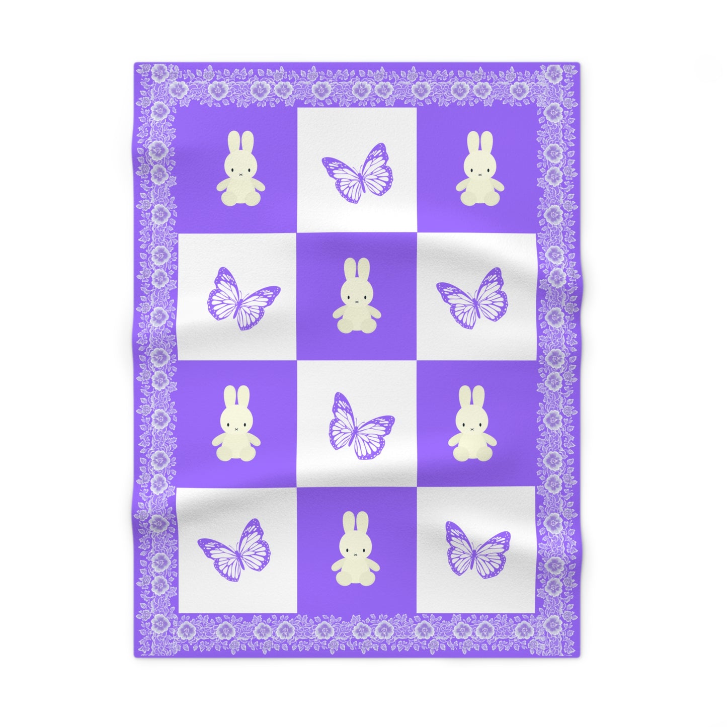 ''Lace Pattern'' Baby Blanket