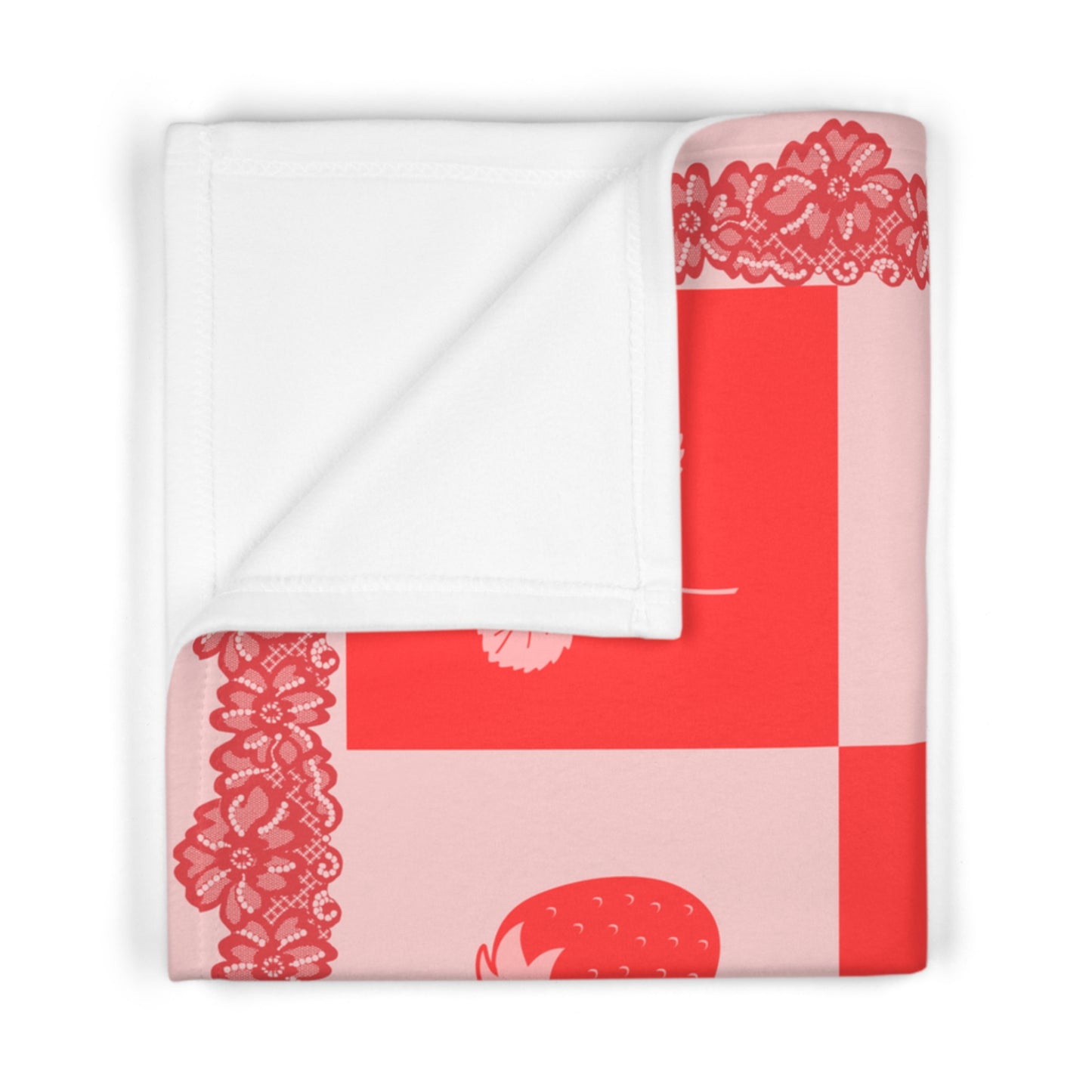 ''Lace Pattern'' Baby Blanket
