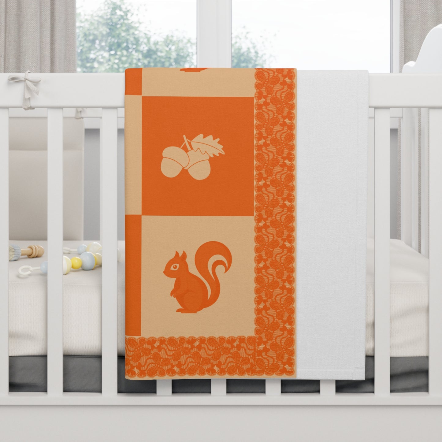 ''Lace Pattern'' Baby Blanket