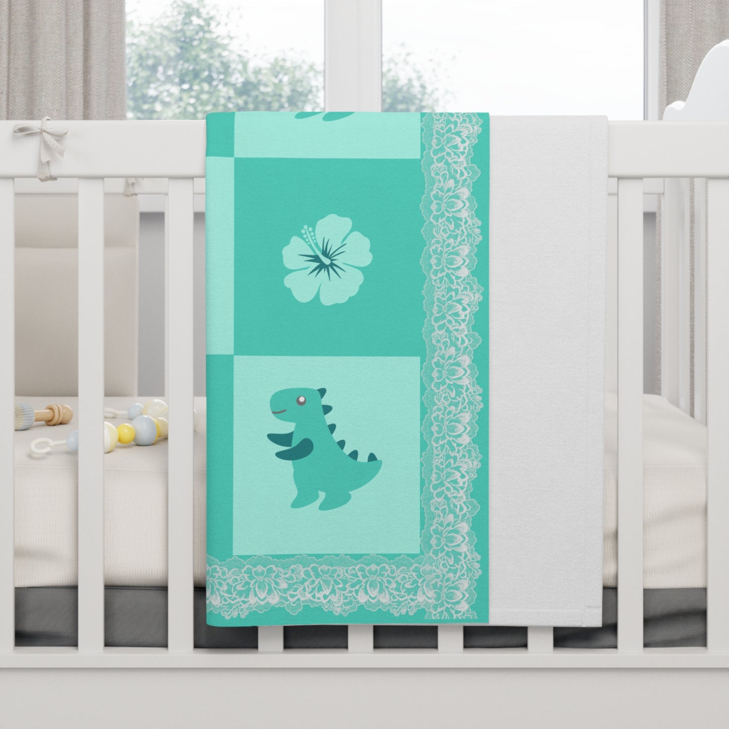''Lace Pattern'' Baby Blanket
