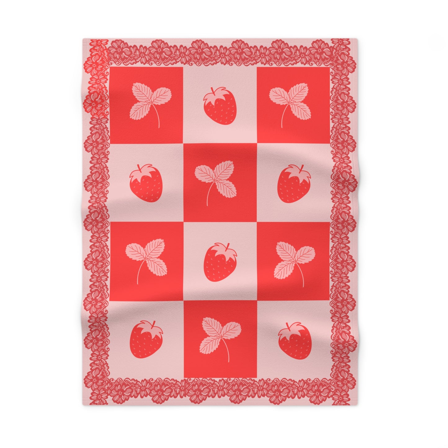 ''Lace Pattern'' Baby Blanket