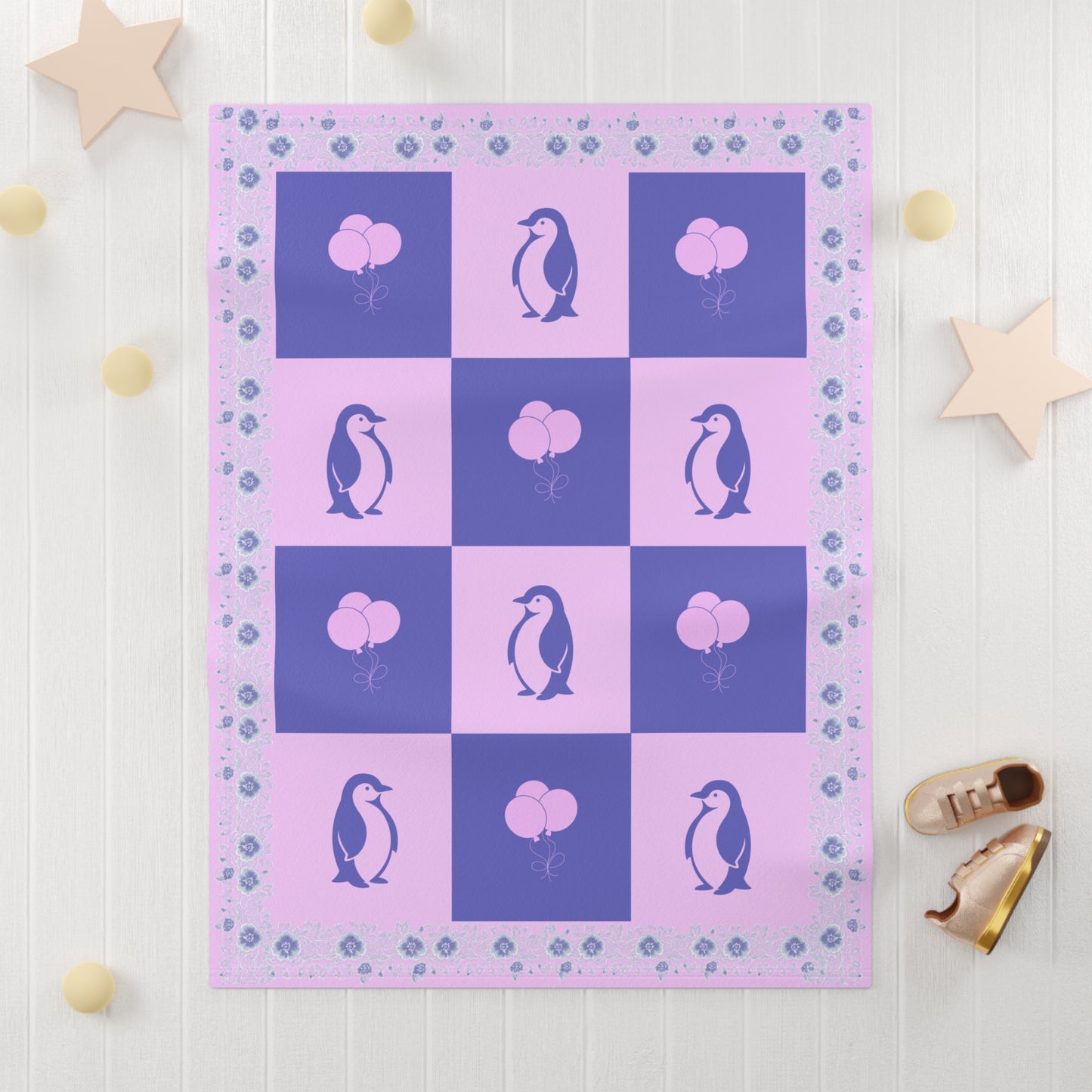 ''Lace Pattern'' Baby Blanket