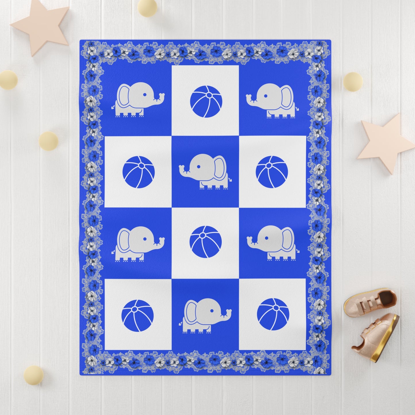 ''Lace Pattern'' Baby blanket