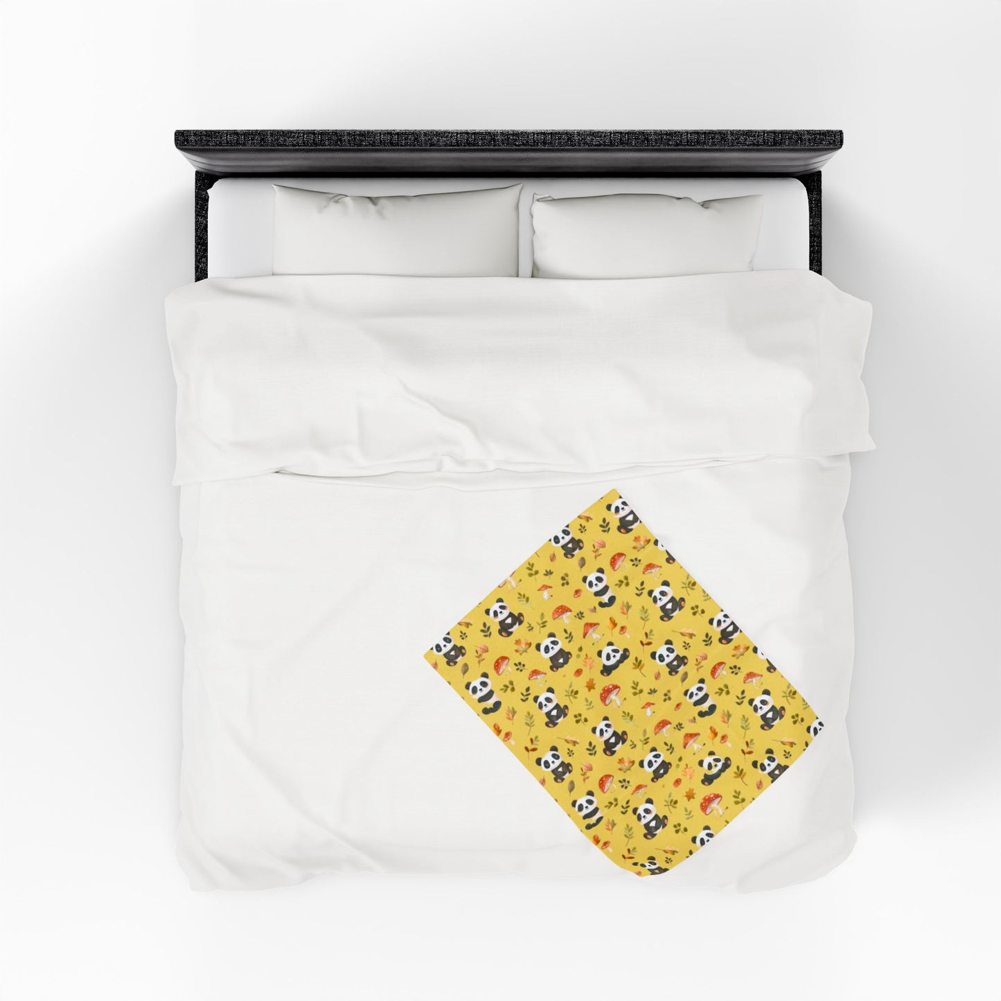 Panda Velveteen Plush Blanket