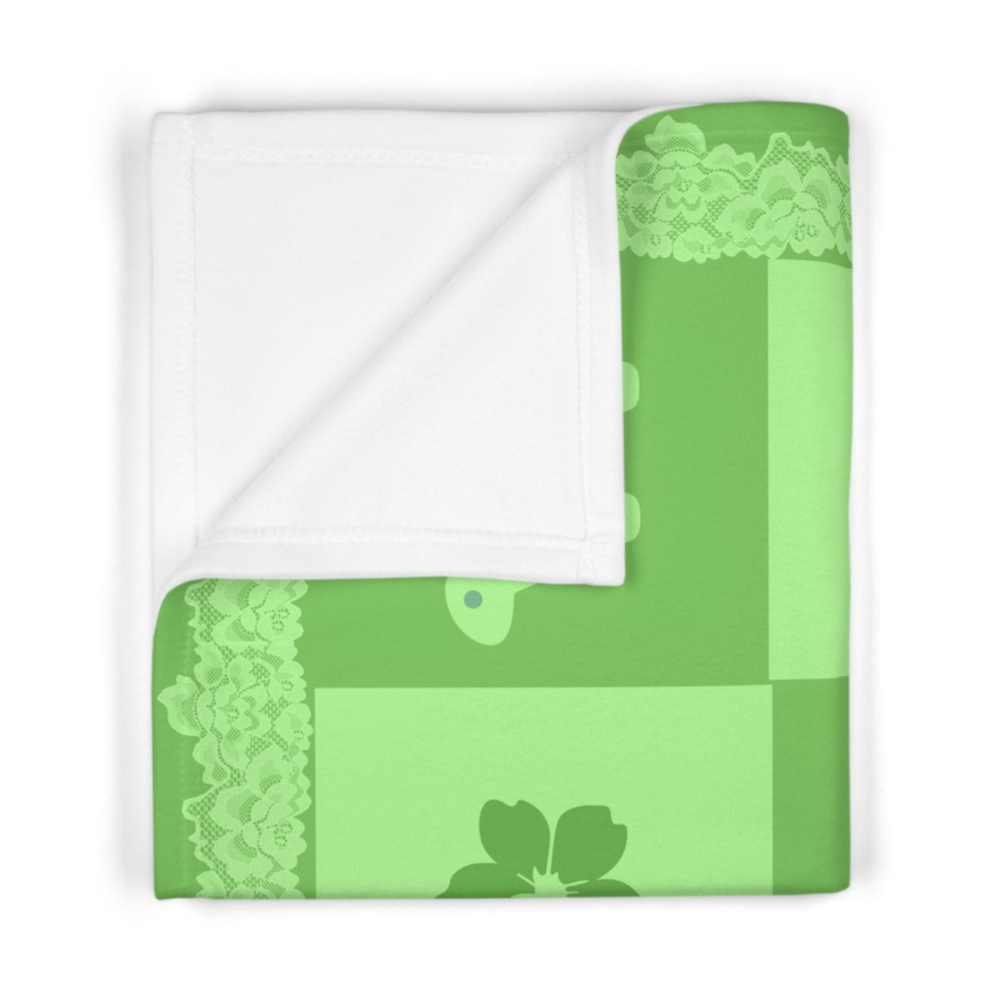 ''Lace Pattern'' Baby Blanket