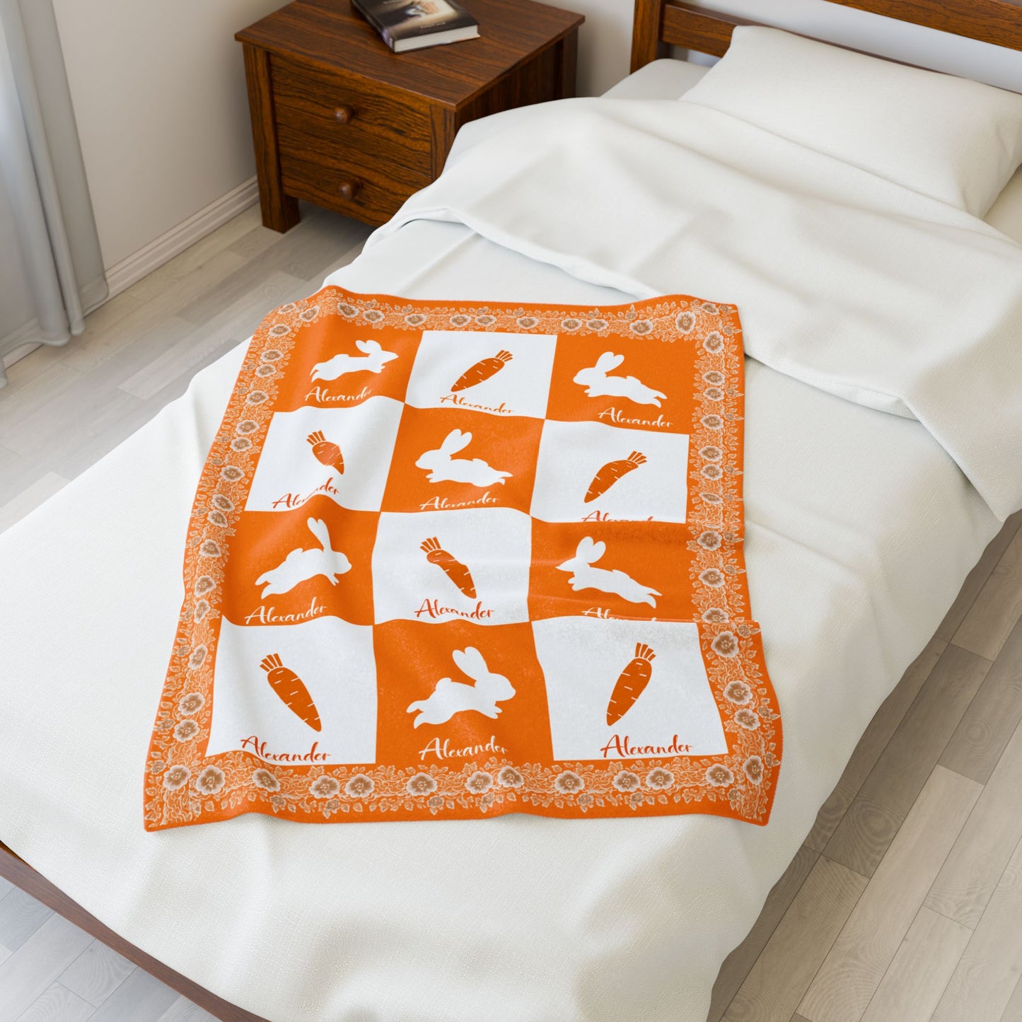''Lace Pattern'' Baby Blanket