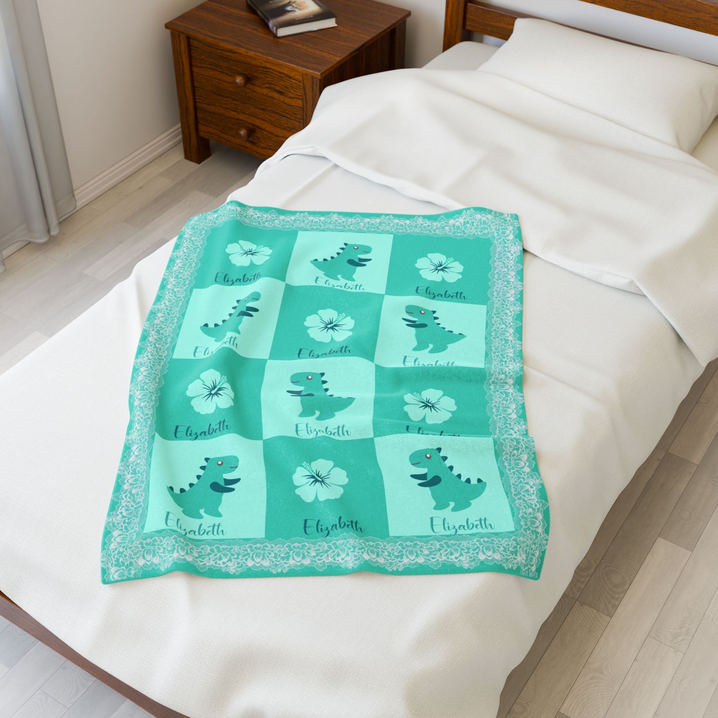 ''Lace Pattern'' Baby Blanket