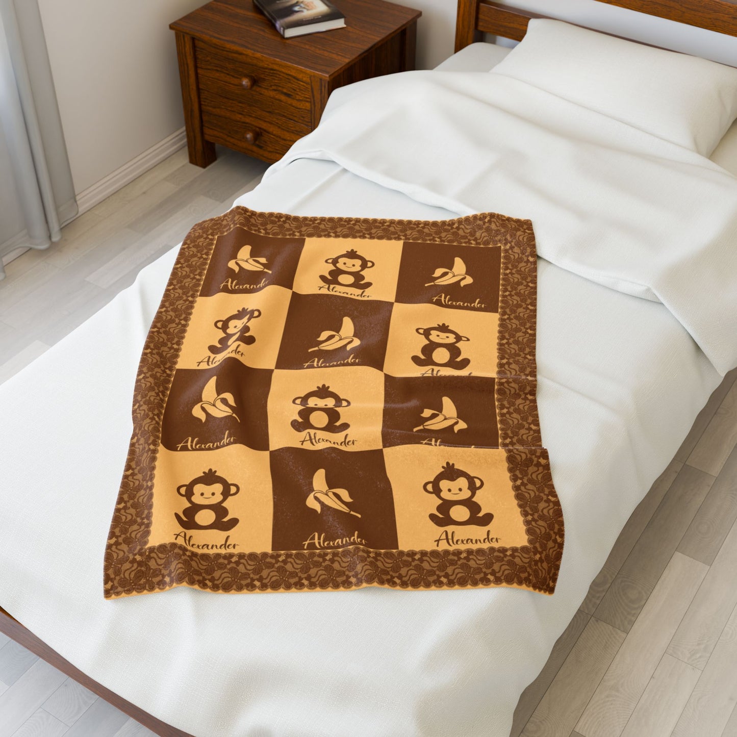 ''Lace Pattern'' Baby Blanket