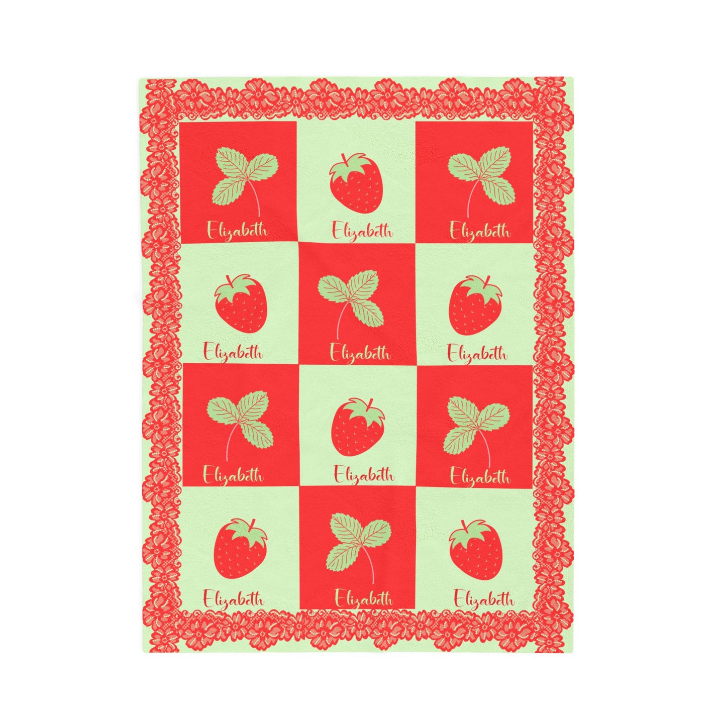 ''Lace Pattern'' Baby Blanket