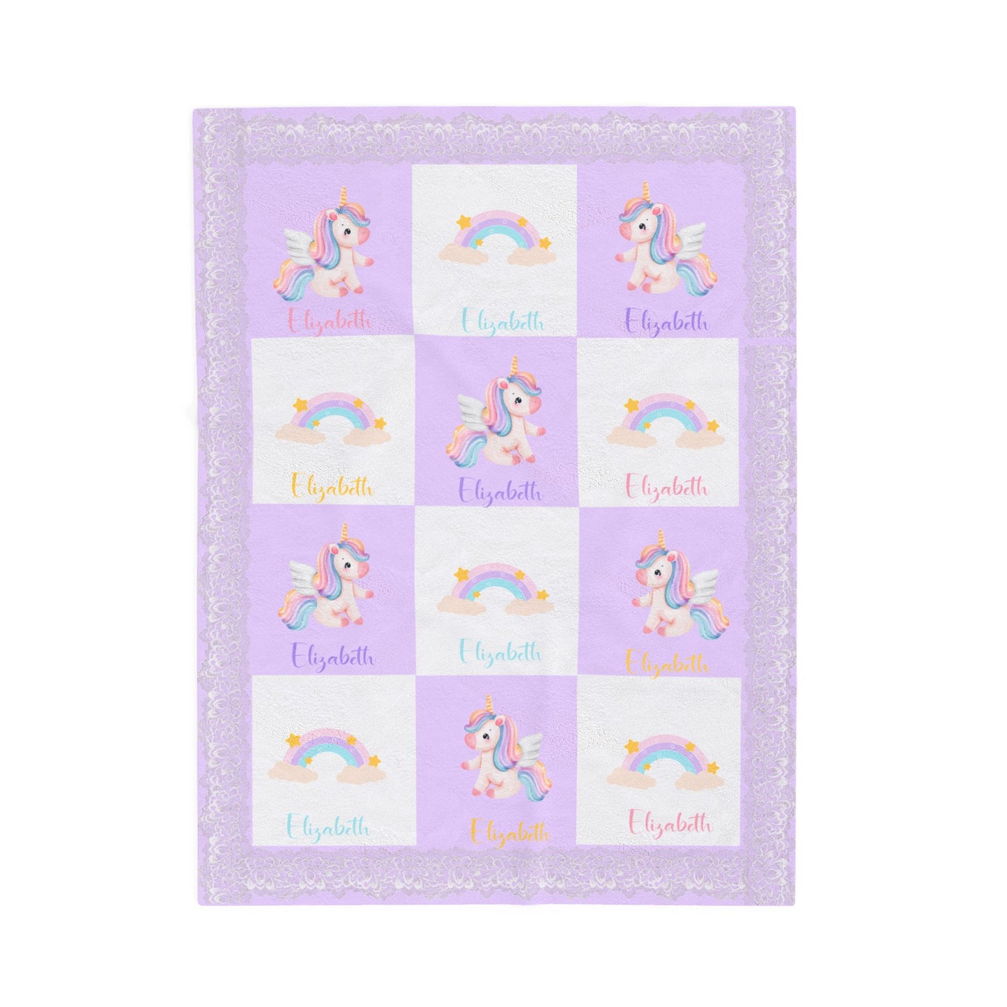 ''Lace Pattern'' Baby Blanket