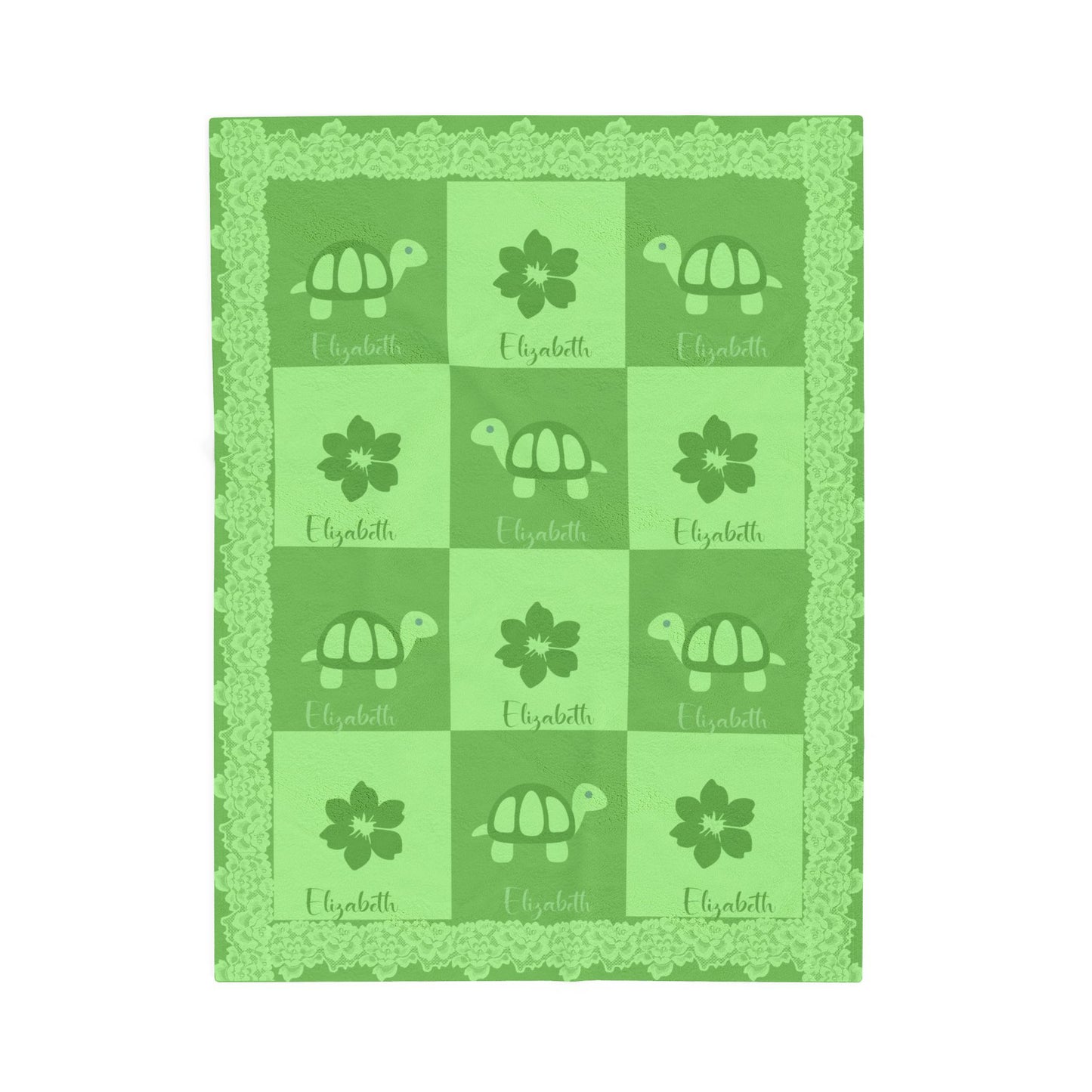 ''Lace Pattern'' Baby Blanket
