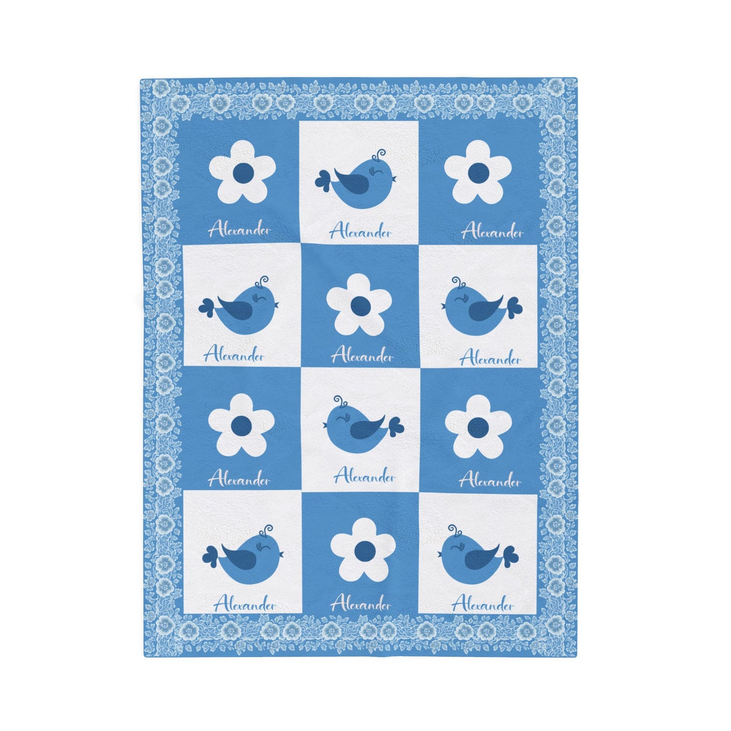 ''Lace Pattern'' Baby Blanket