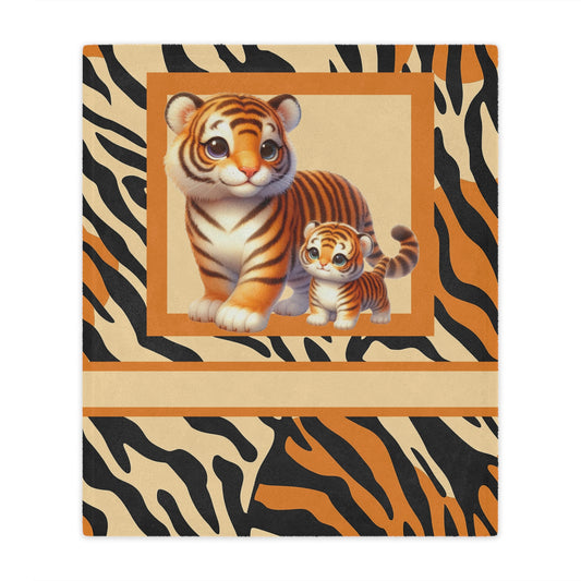 Animals Name Boy Minky Blanket
