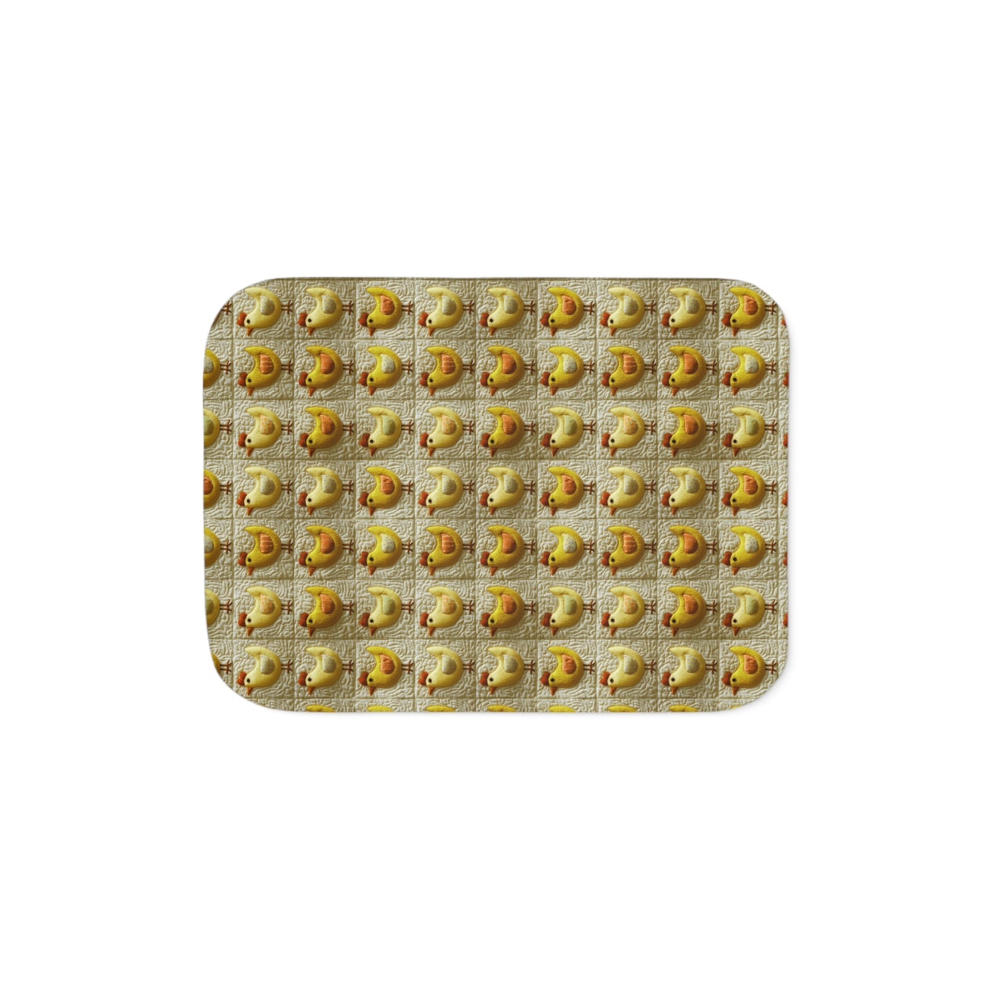 Chicken quilt style Blanket, Cozy Farmhouse Throw, Hen Pattern,