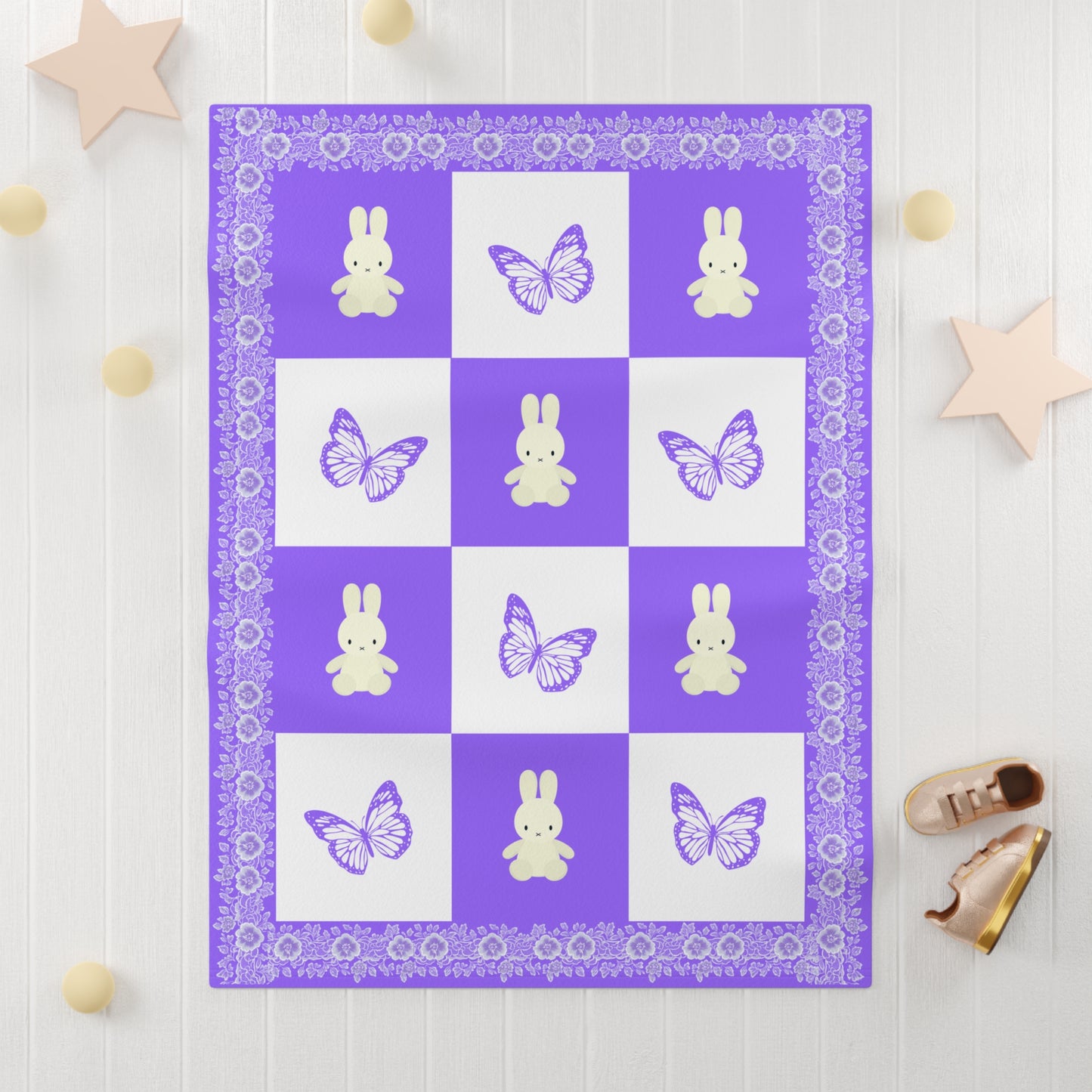 ''Lace Pattern''  Baby Blanket
