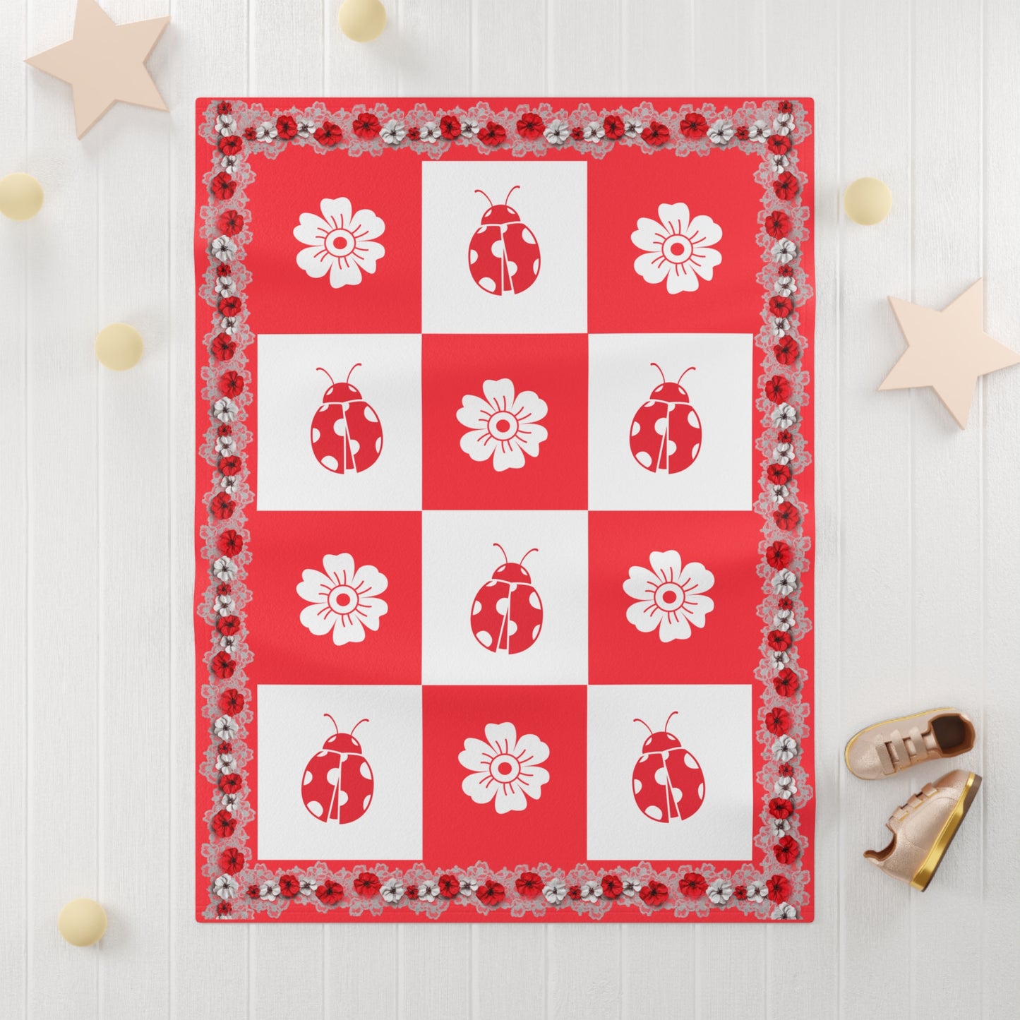 ''Lace Pattern''  Baby Blanket