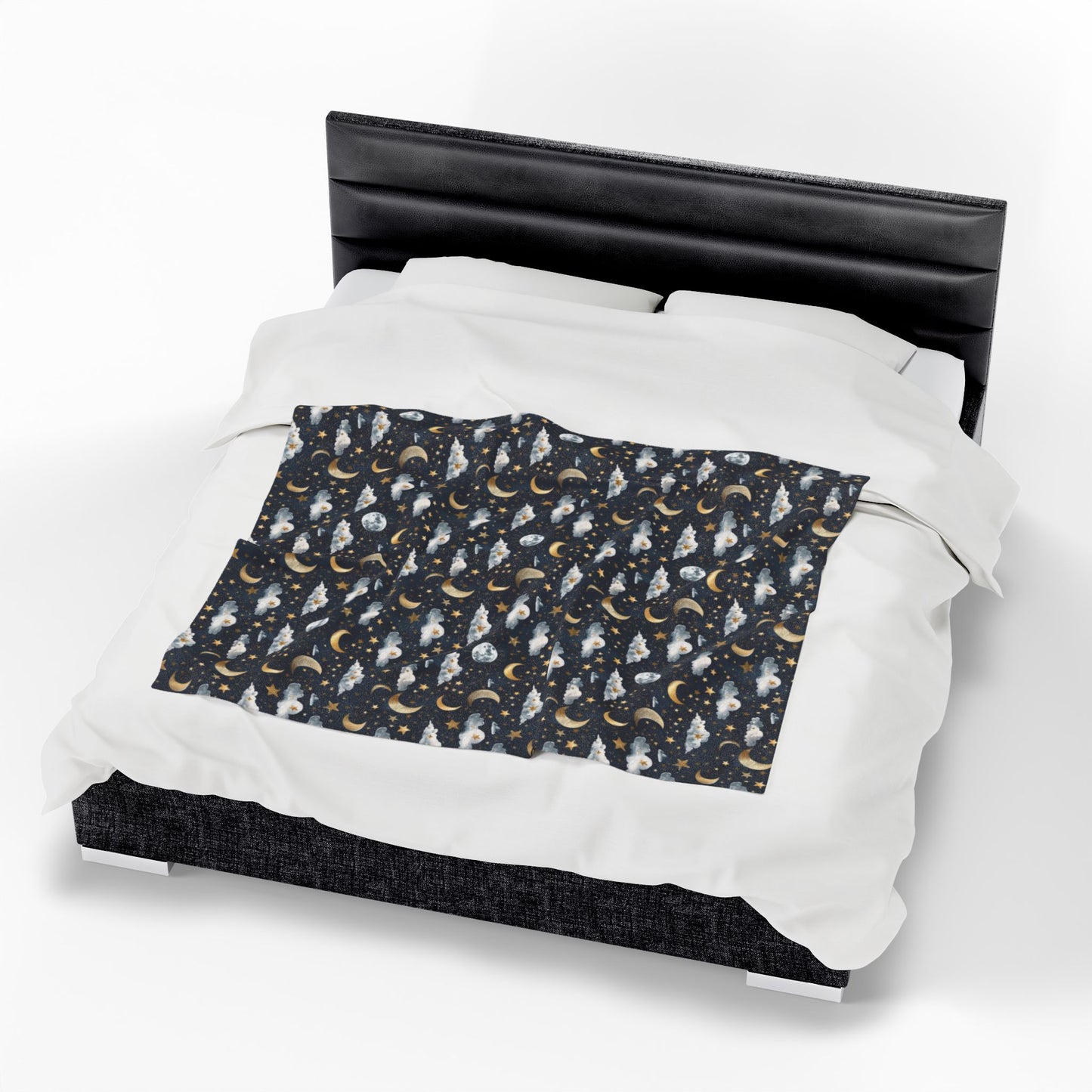 Moon Velveteen Plush Blanket
