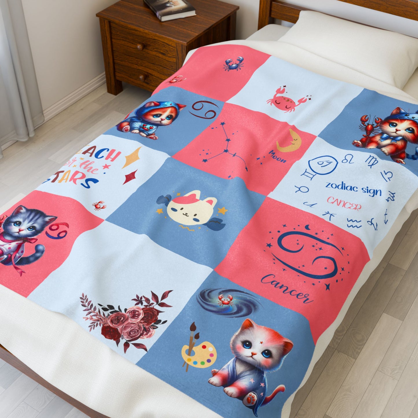 Zodiac Cancer Boy Blanket
