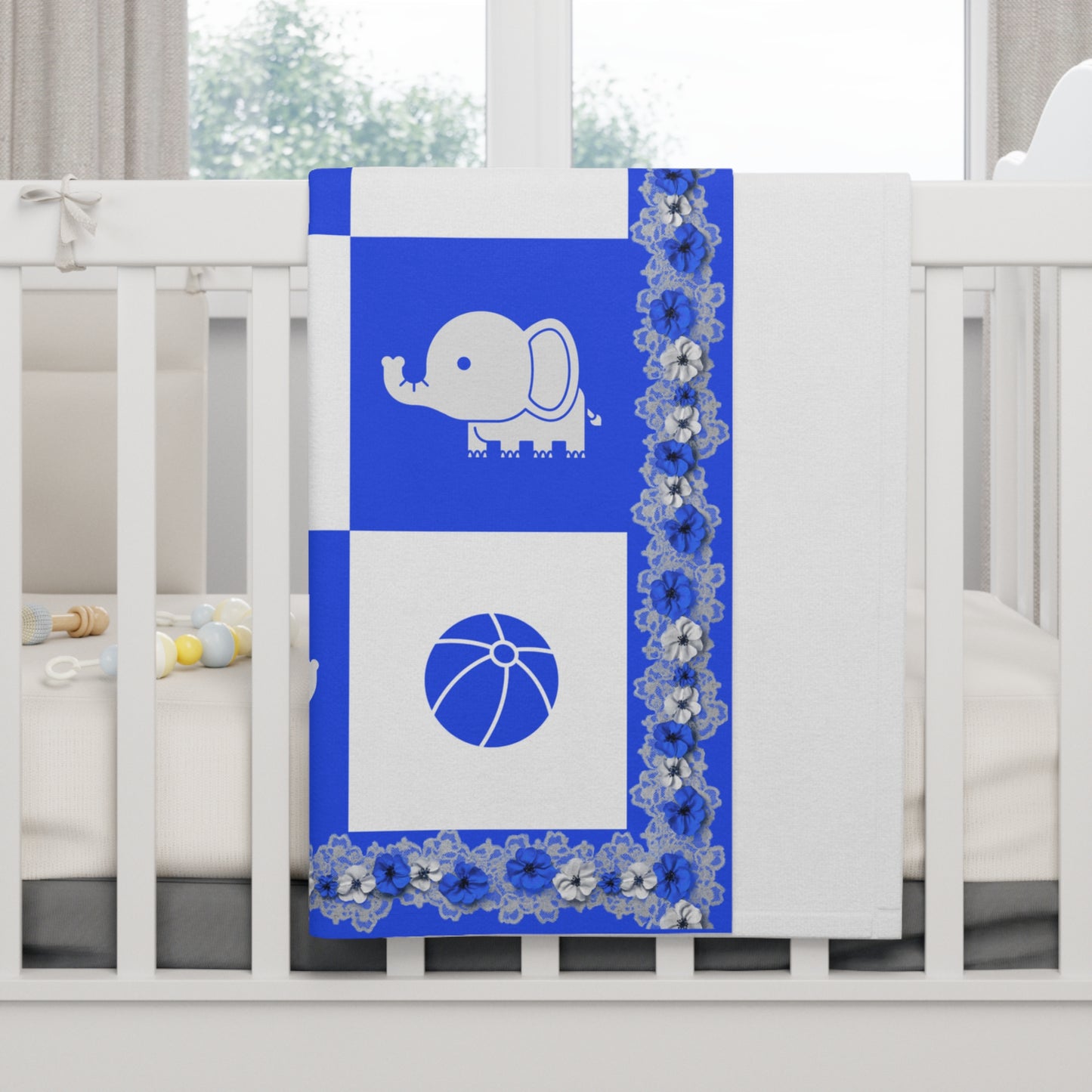 ''Lace Pattern'' Baby blanket