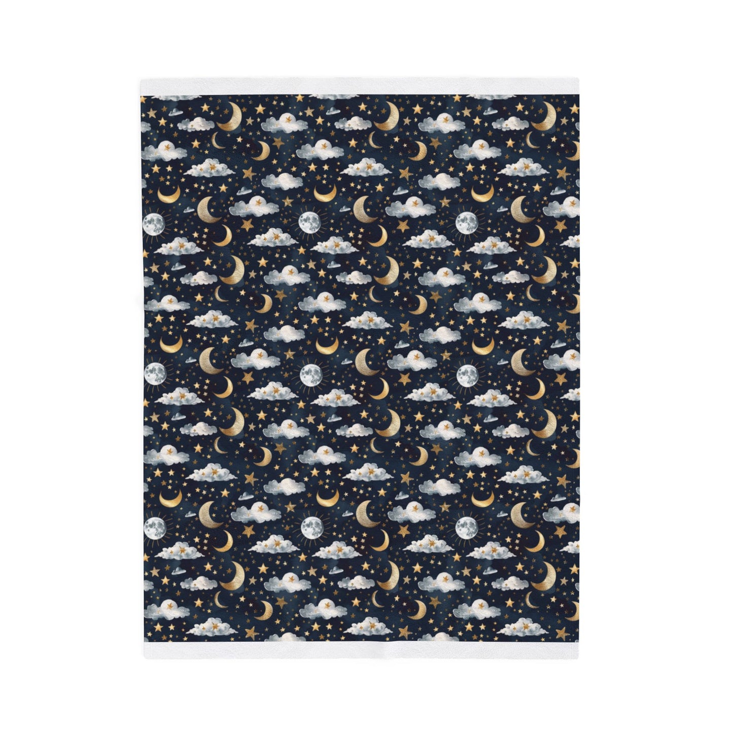 Moon Velveteen Plush Blanket