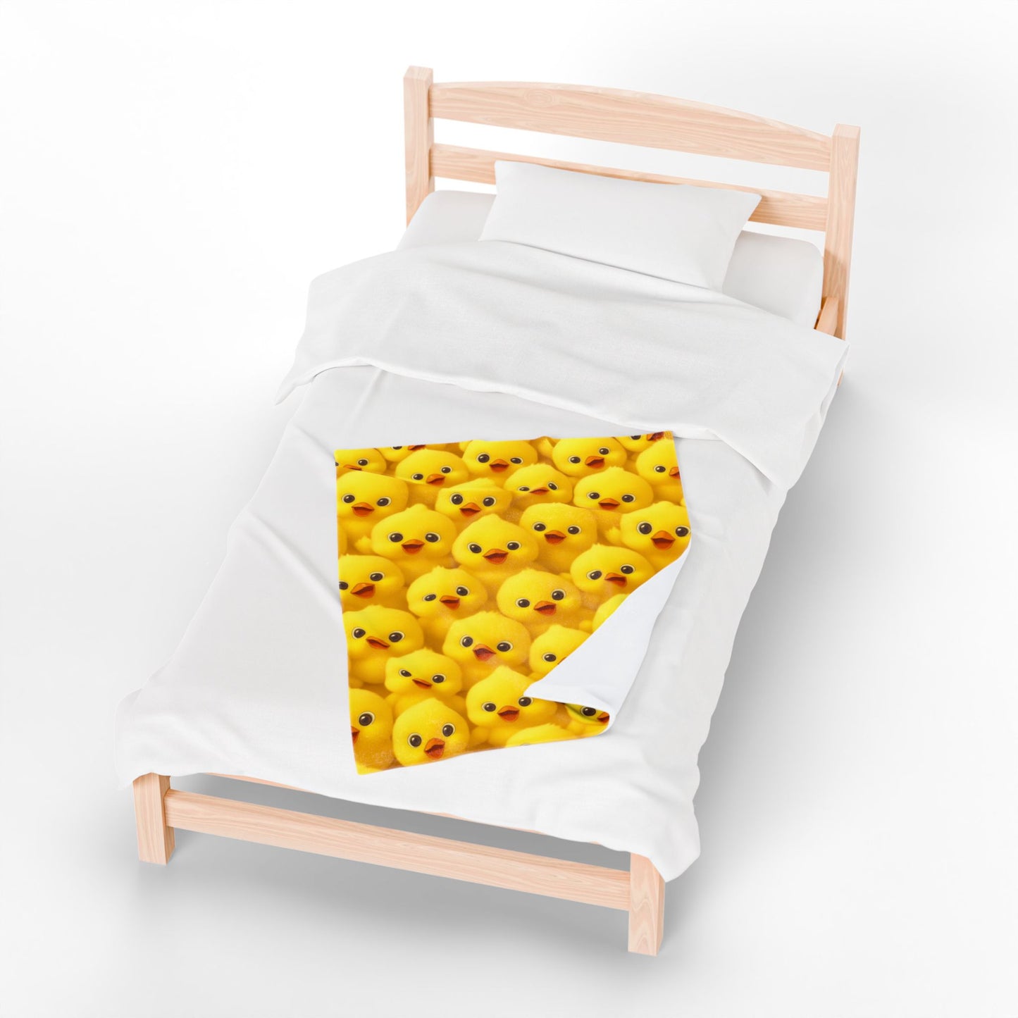 Yellow Baby Chick Throw, Soft Cozy Blanket,Velveteen Plush Blanket