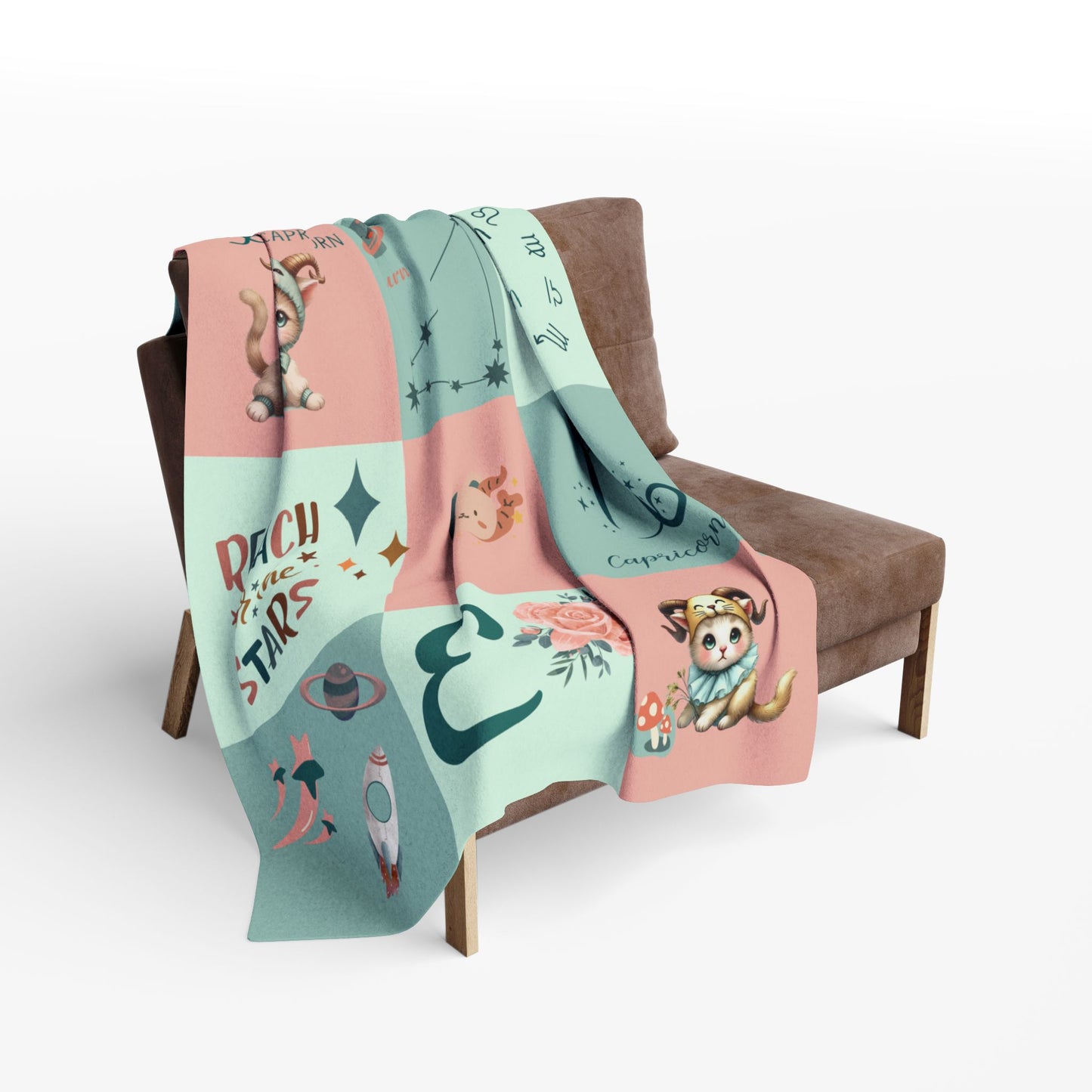 Zodiac Capricorn Girl Blanket