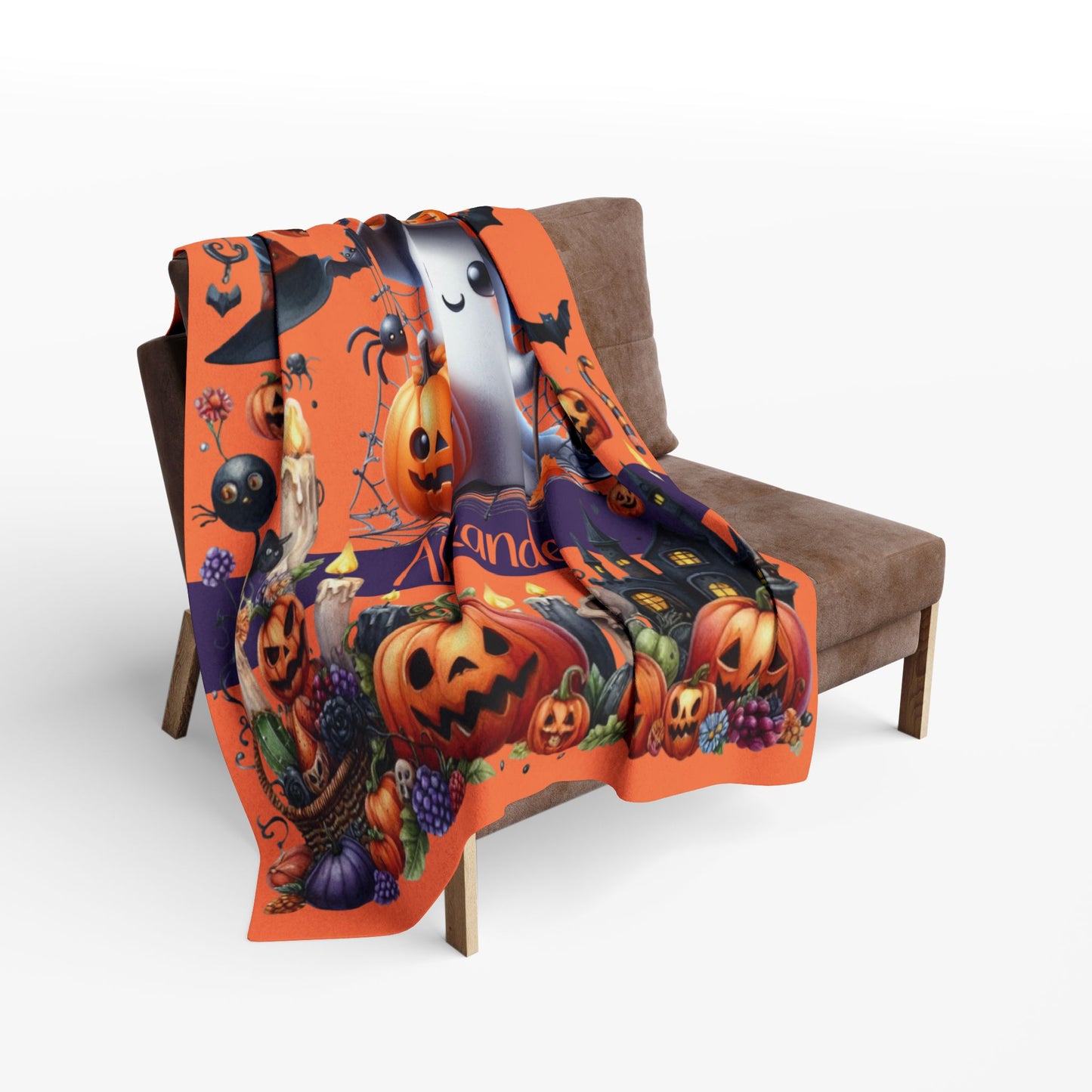 Halloween Velveteen Plush Blanket