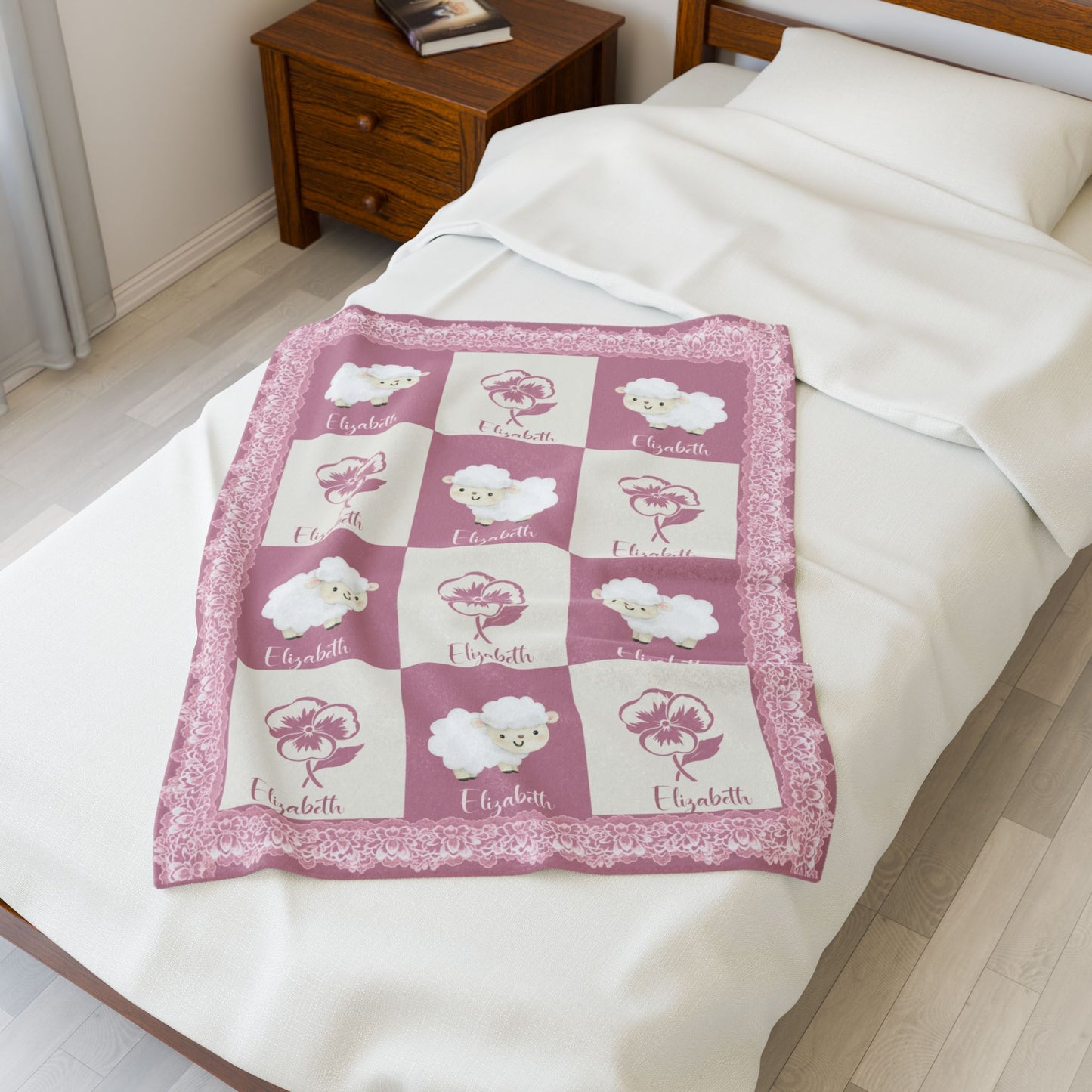 ''Lace Pattern''  Baby Blanket