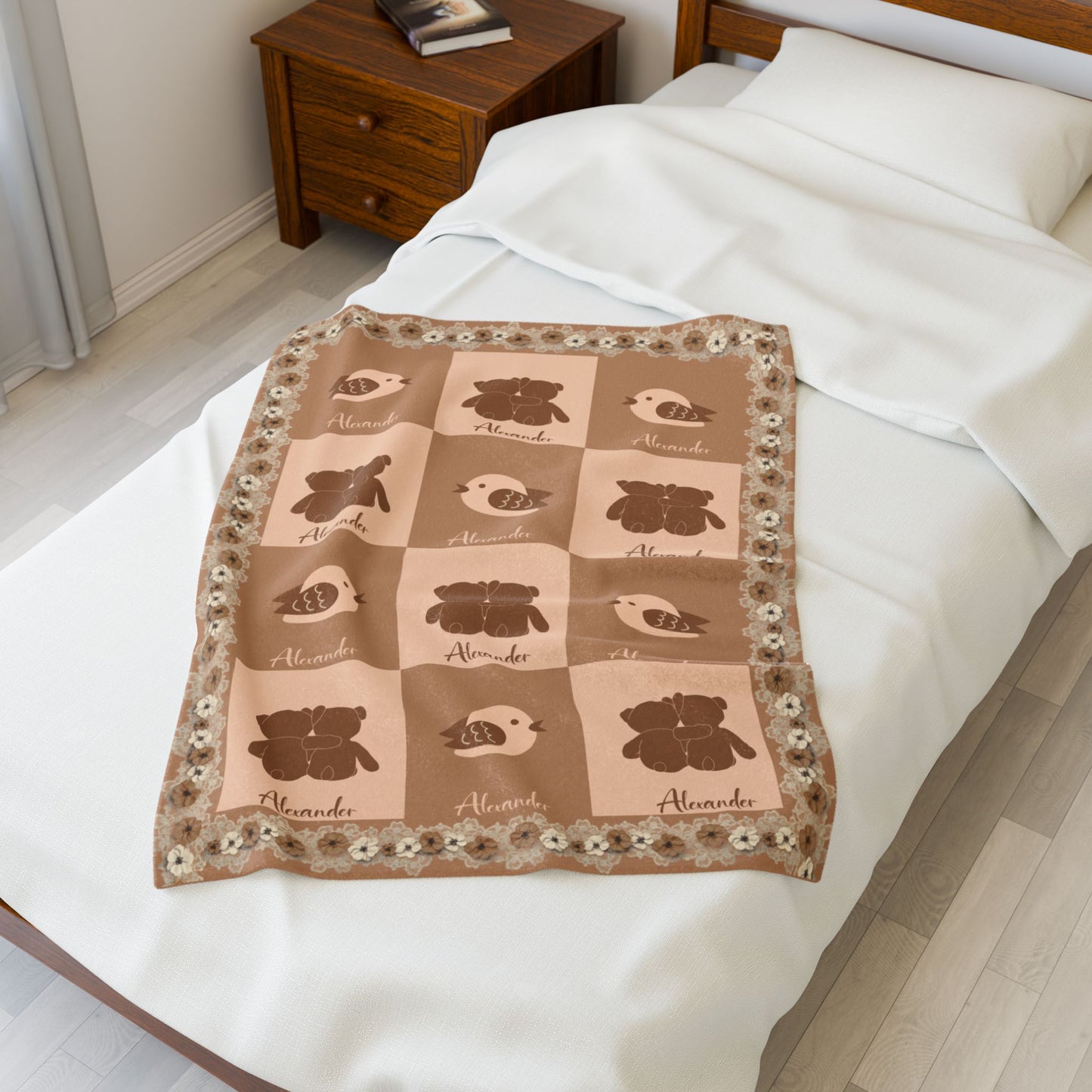 ''Lace Pattern"'  Baby Blanket