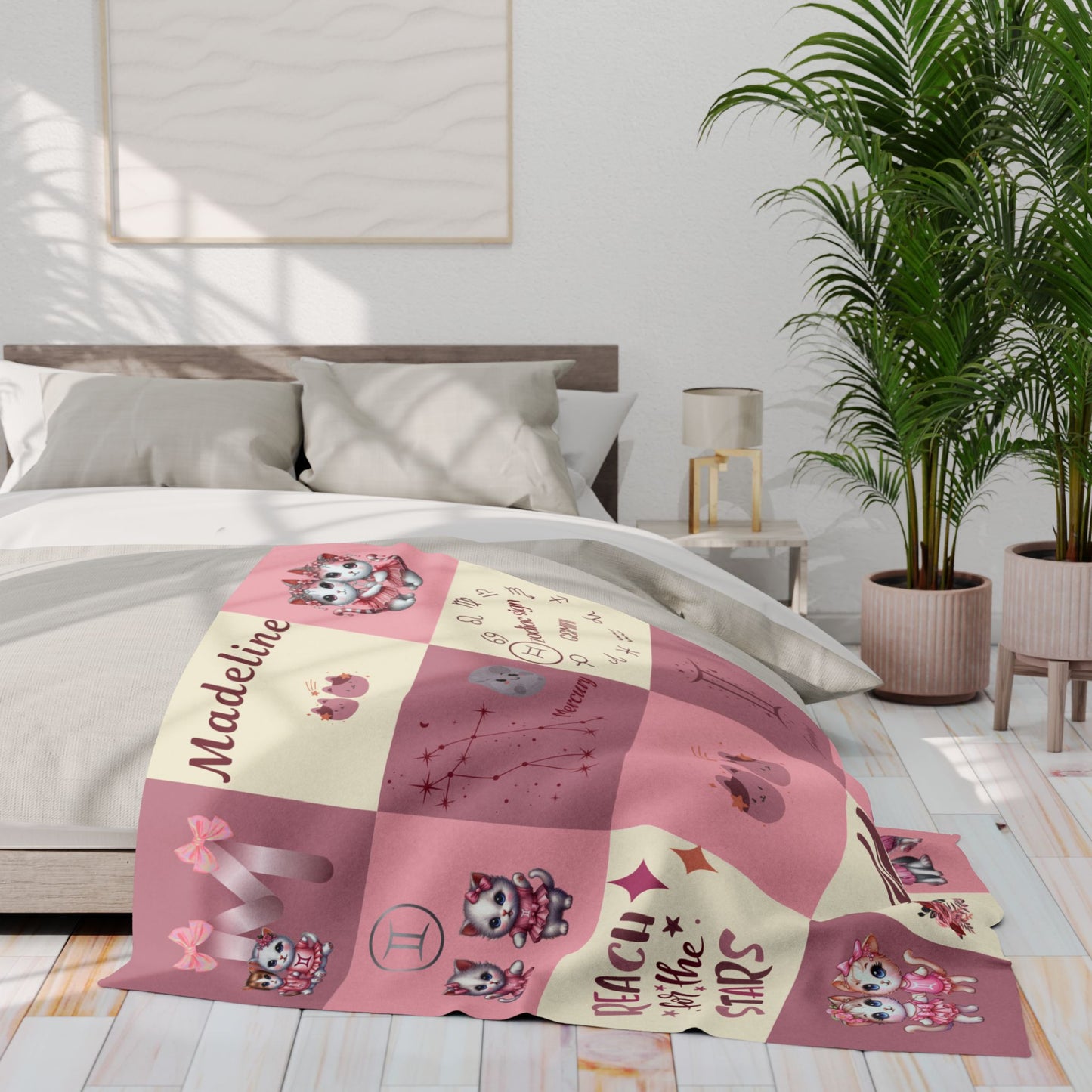 Zodiac Gemini Girl Blanket