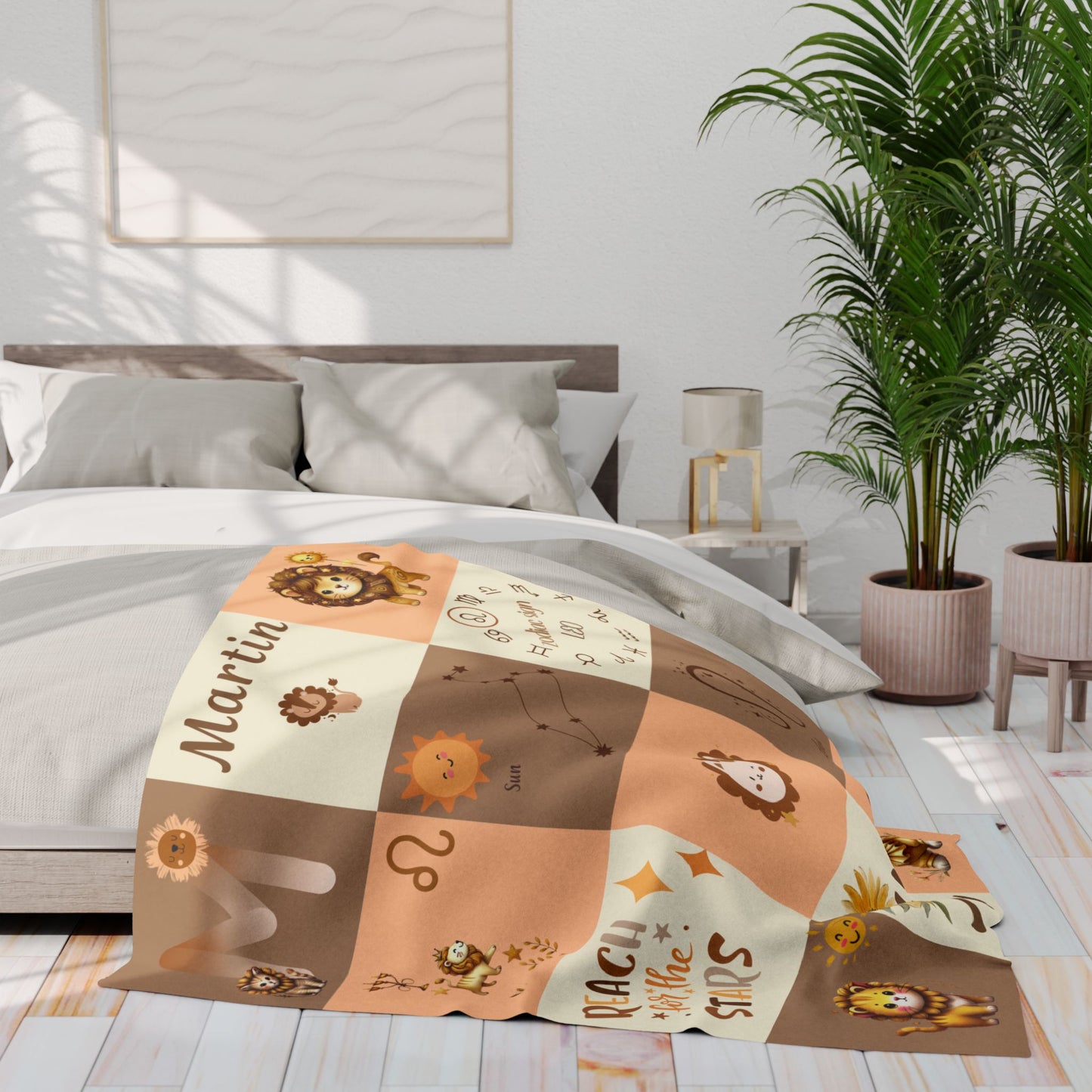Zodiac Leo Boy Blanket