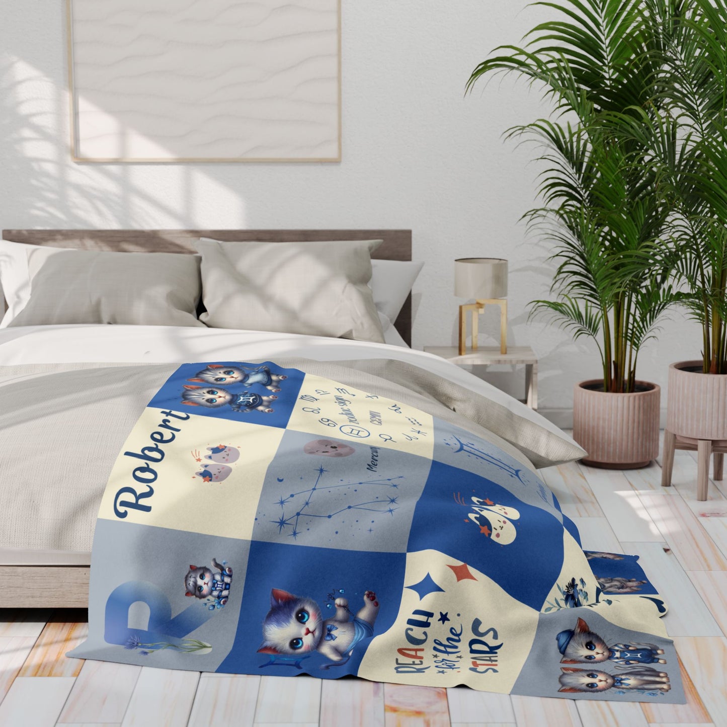 Zodiac Gemini Boy Blanket