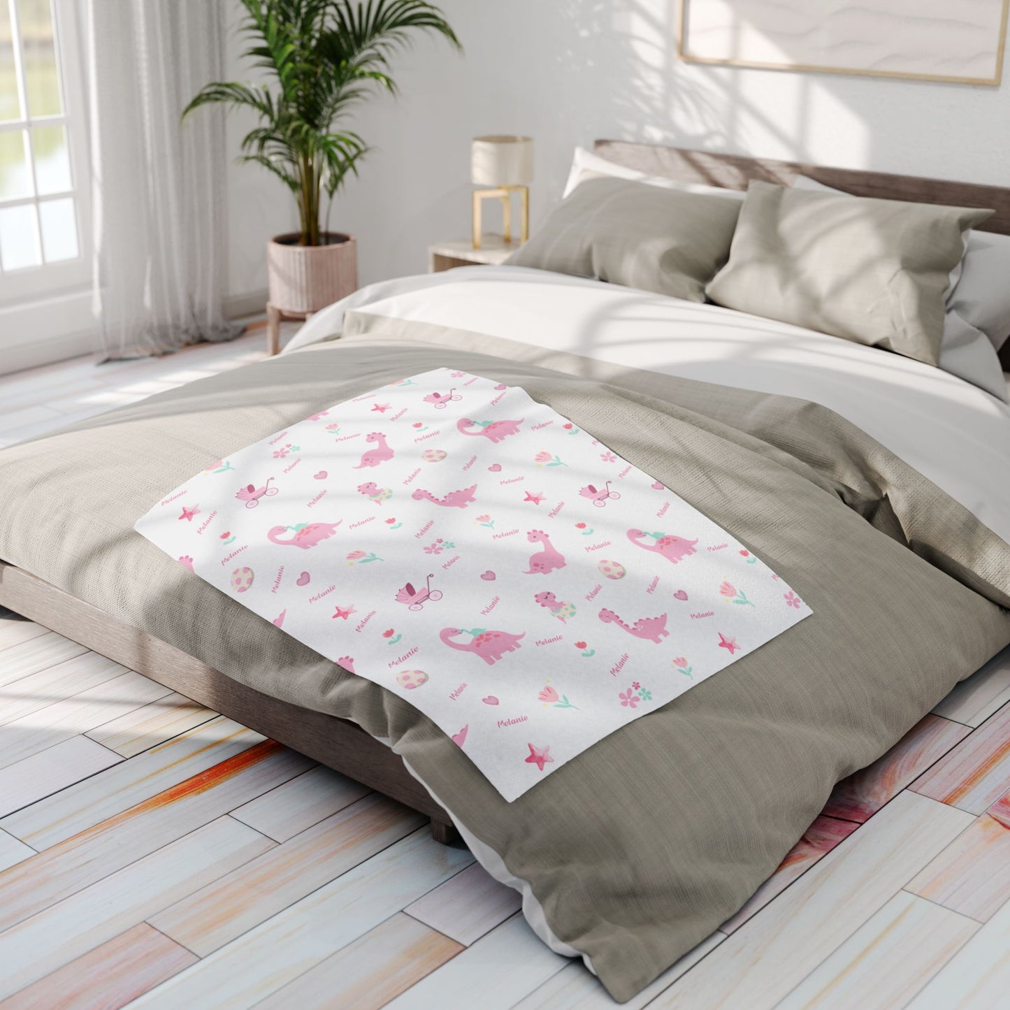 Baby Girl Swaddle Blanket