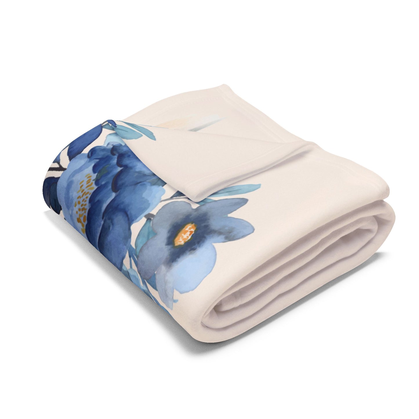 Personalized Bunny Milestone Baby Boy Blanket,  Velveteen Plush