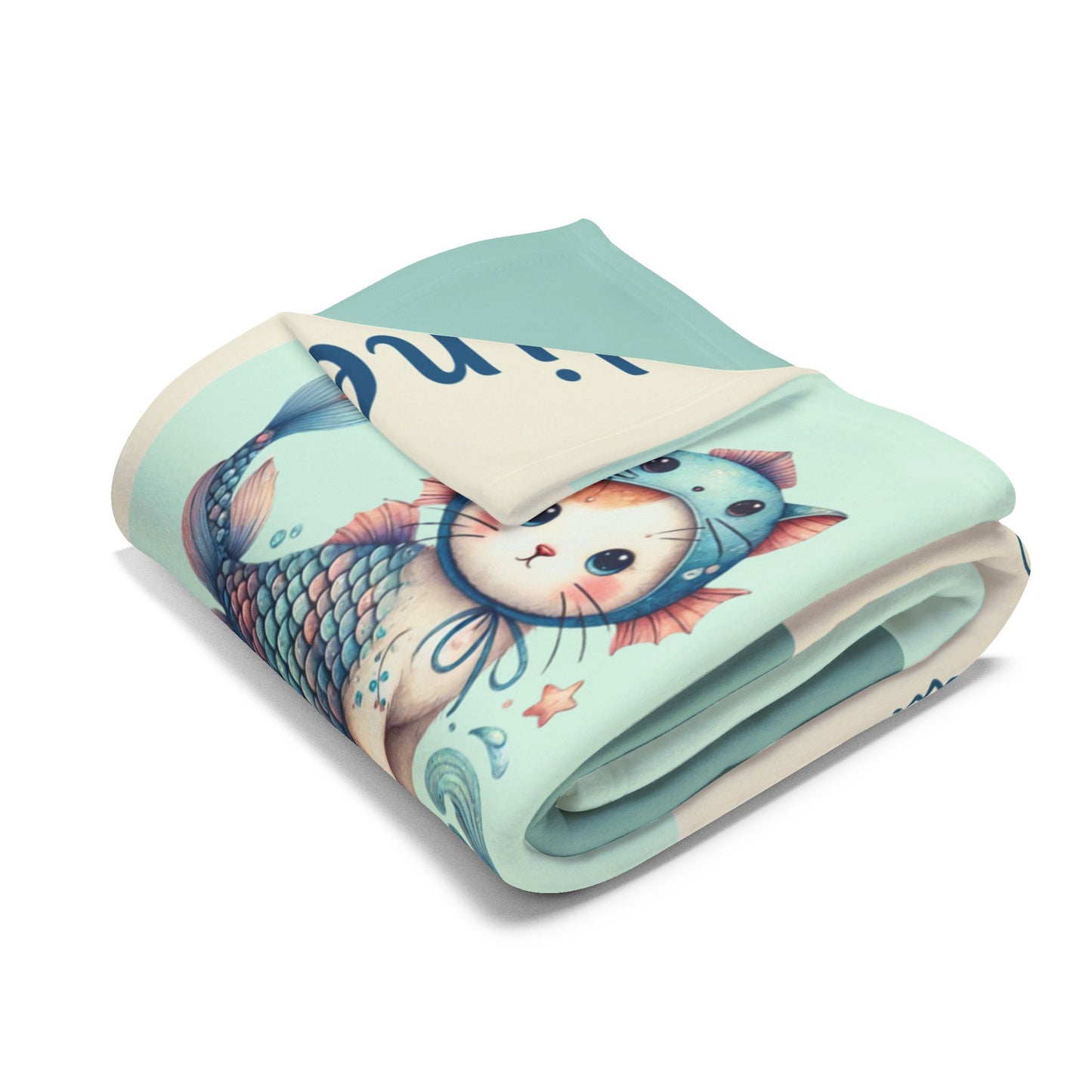 Zodiac Pisces Girl Blanket