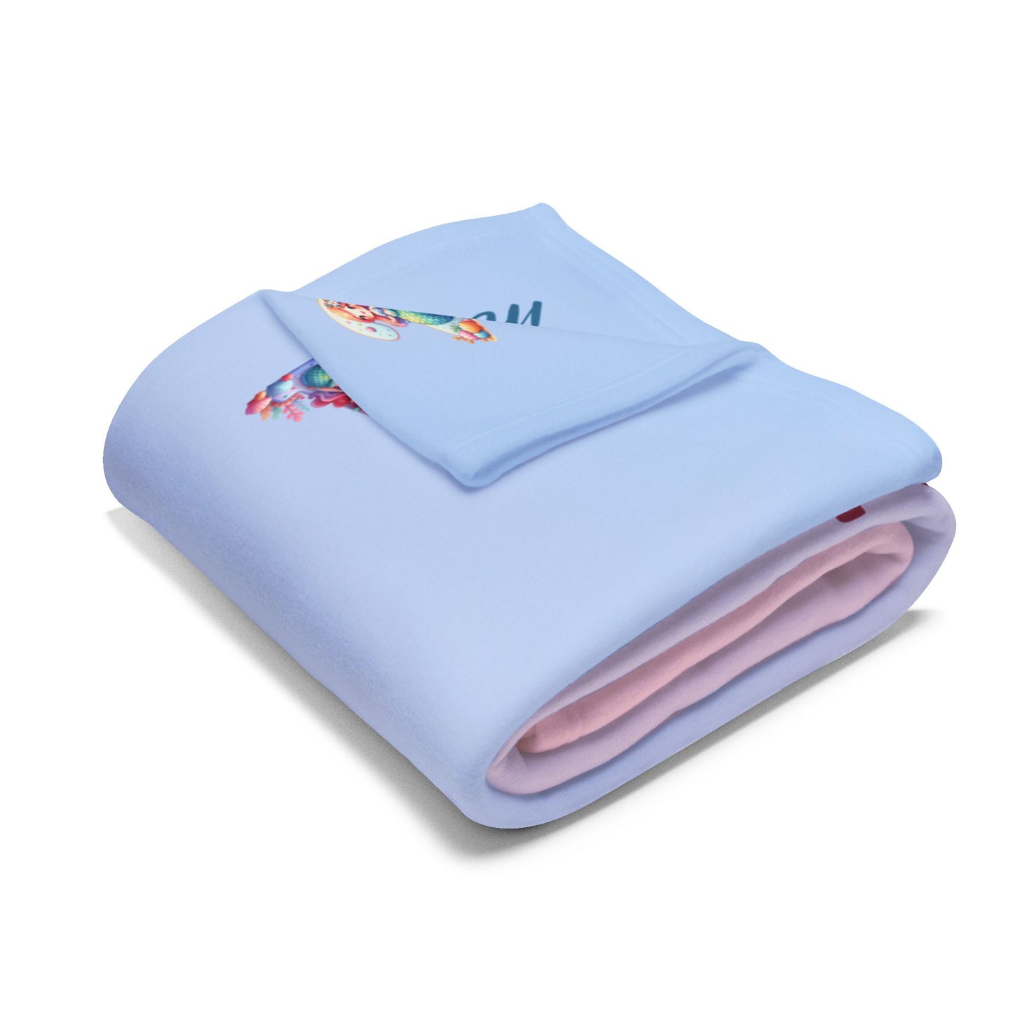 Mermaid Baby Girl Velveteen Plush Blanket
